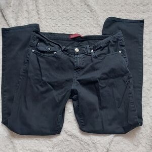 Neo Blue Black denim jeans Waist size 36 Streetwear Minimalist Grunge